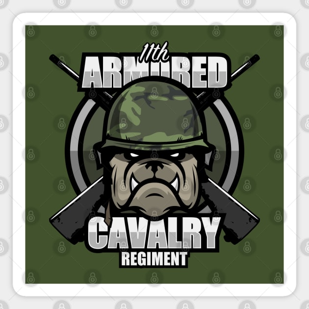 11th Armored Cavalry Regiment Magnet by TCP